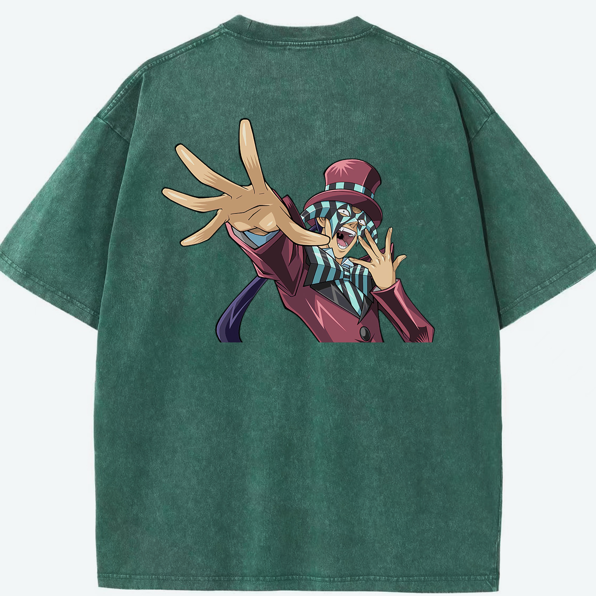 （画像用） 遊☆戯☆王 Yu-Gi-Oh! 綿100% ヴィンテージ風 半袖Tシャツ（背面プリント）